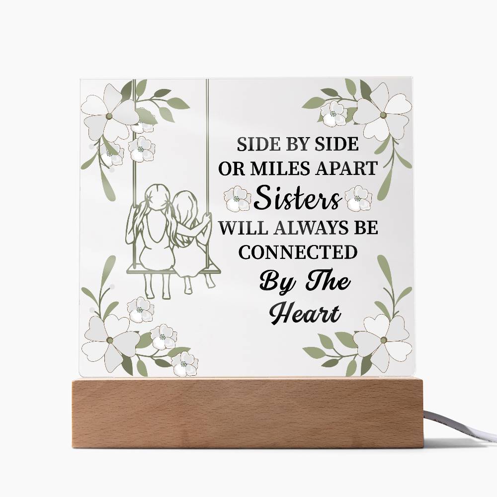 Sister Acrylic Square Plaque - Beauty Belliss