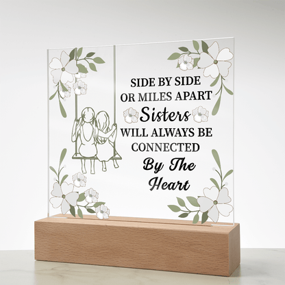 Sister Acrylic Square Plaque - Beauty Belliss