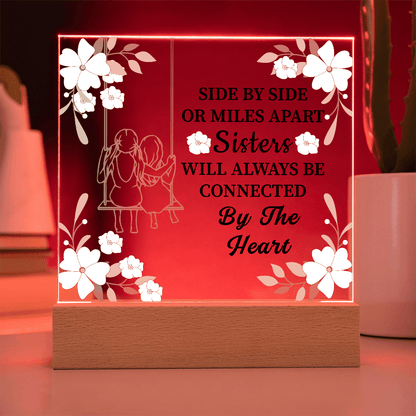 Sister Acrylic Square Plaque - Beauty Belliss