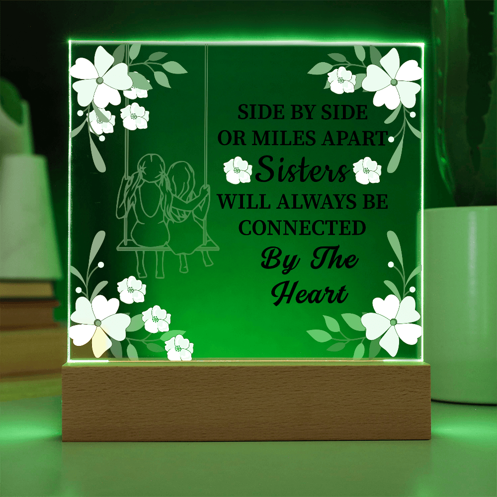 Sister Acrylic Square Plaque - Beauty Belliss