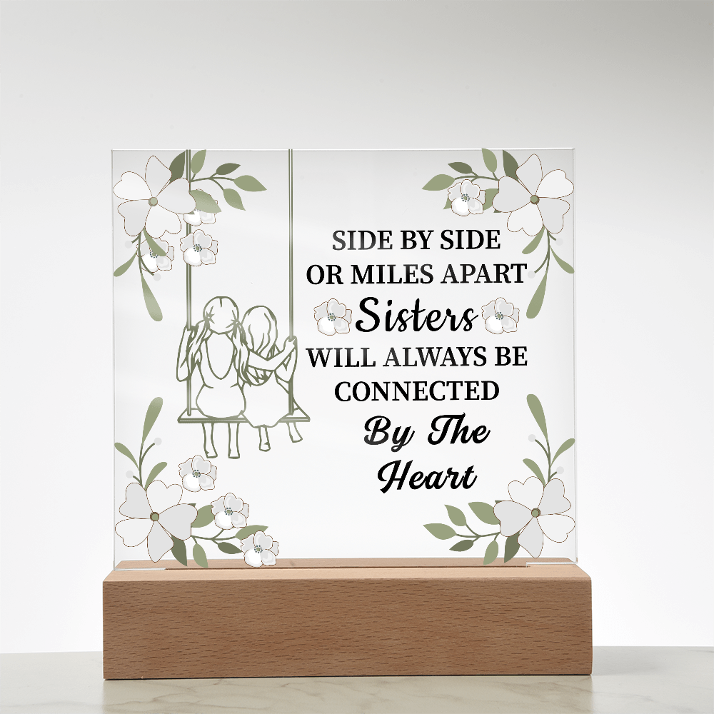 Sister Acrylic Square Plaque - Beauty Belliss