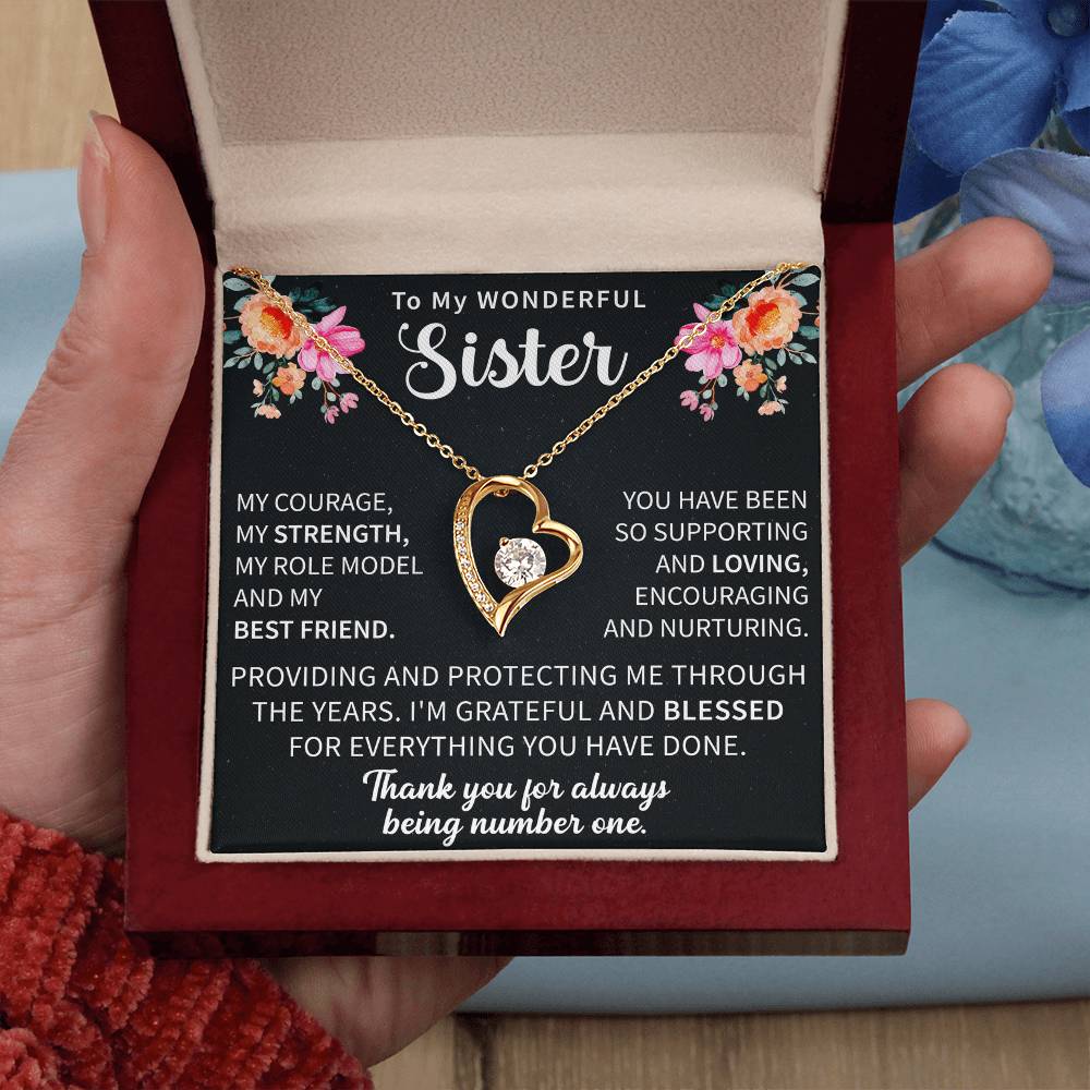 Sister Forever Love Necklace - gifts for sister - Beauty Belliss