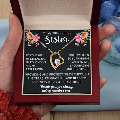Sister Forever Love Necklace - gifts for sister - Beauty Belliss