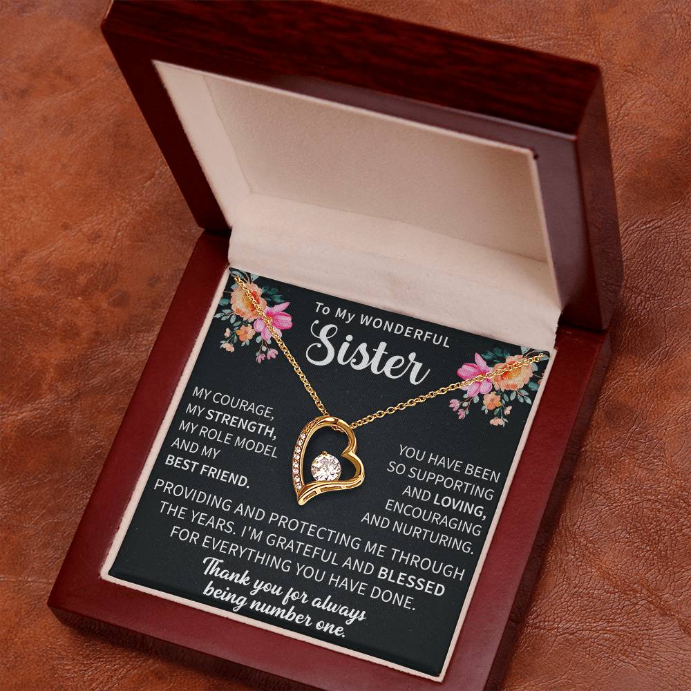 Sister Forever Love Necklace - gifts for sister - Beauty Belliss