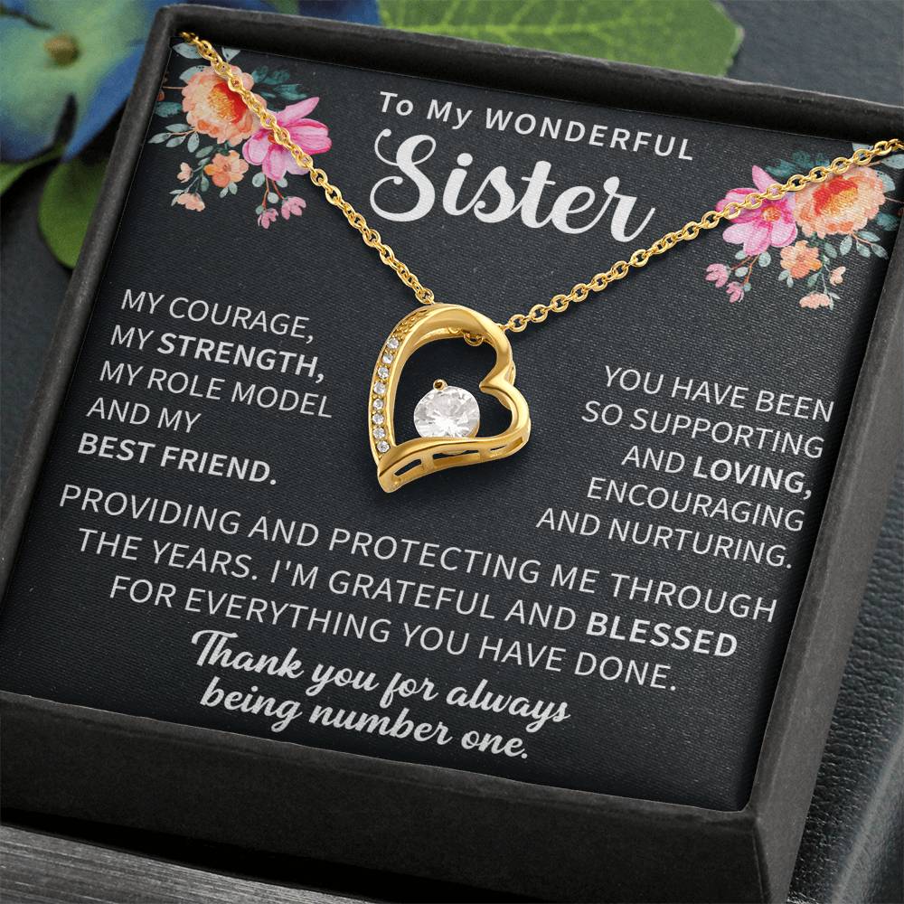 Sister Forever Love Necklace - gifts for sister - Beauty Belliss