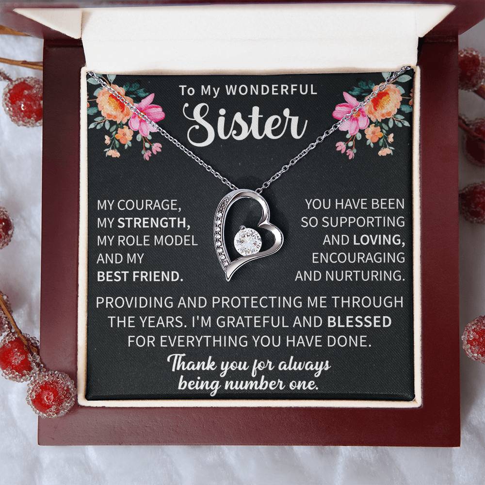 Sister Forever Love Necklace - gifts for sister - Beauty Belliss