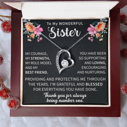 Sister Forever Love Necklace - gifts for sister - Beauty Belliss