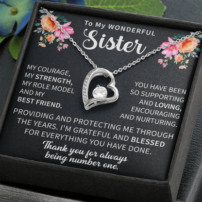 Sister Forever Love Necklace - gifts for sister - Beauty Belliss