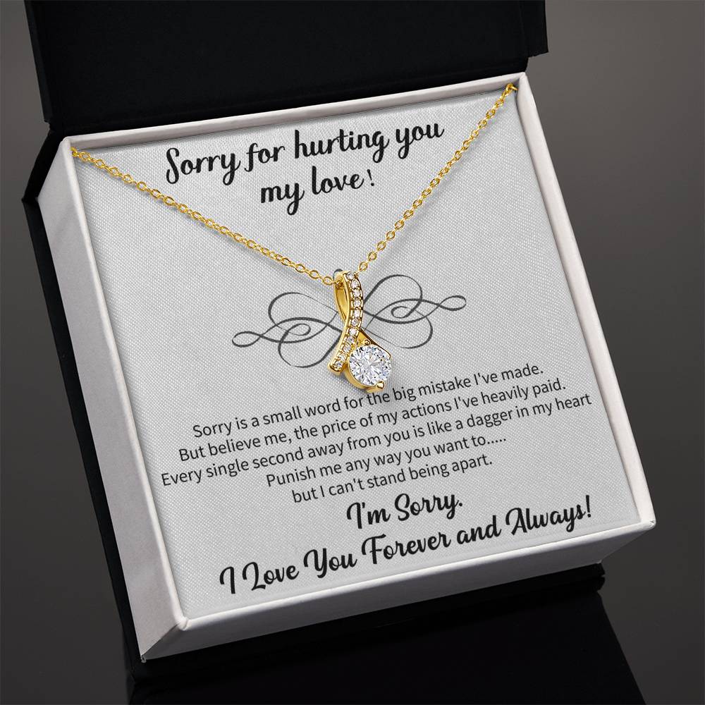 Sorry for Hurting you my love Alluring Beauty Necklace - Beauty Belliss