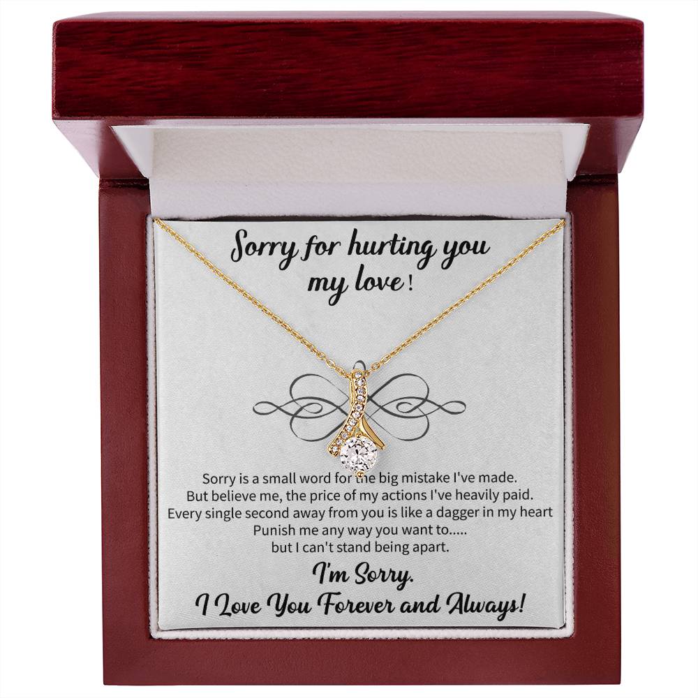 Sorry for Hurting you my love Alluring Beauty Necklace - Beauty Belliss