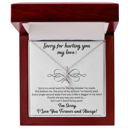 Sorry for Hurting you my love Alluring Beauty Necklace - Beauty Belliss