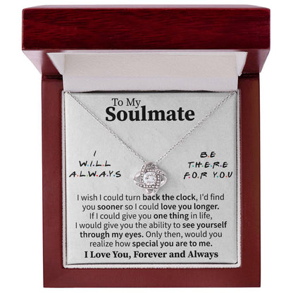 Soulmate Love Knot Necklace – Perfect Gift for Your Soulmate - Beauty Belliss