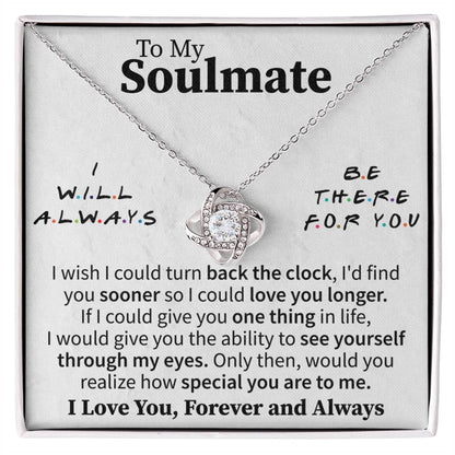 Soulmate Love Knot Necklace – Perfect Gift for Your Soulmate - Beauty Belliss