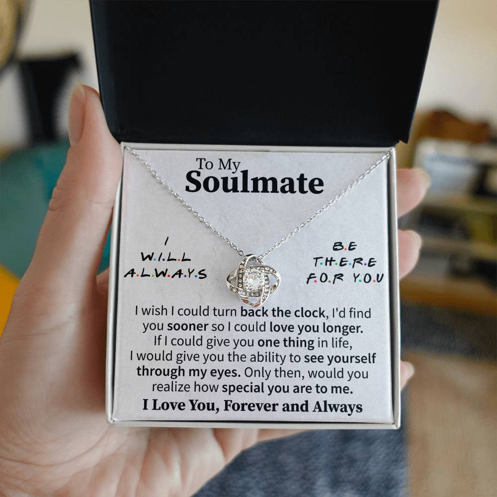 Soulmate Love Knot Necklace – Perfect Gift for Your Soulmate - Beauty Belliss
