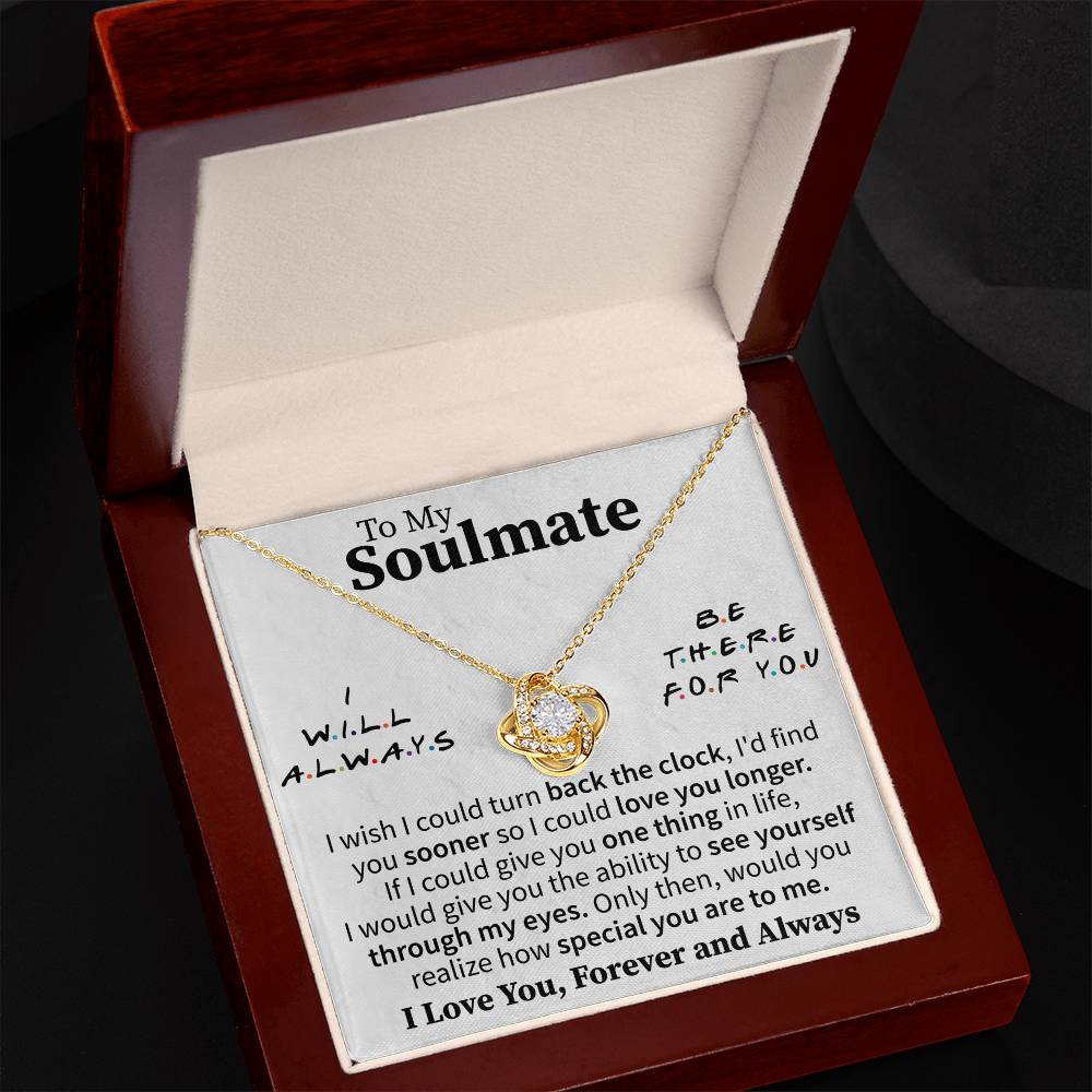 Soulmate Love Knot Necklace – Perfect Gift for Your Soulmate - Beauty Belliss