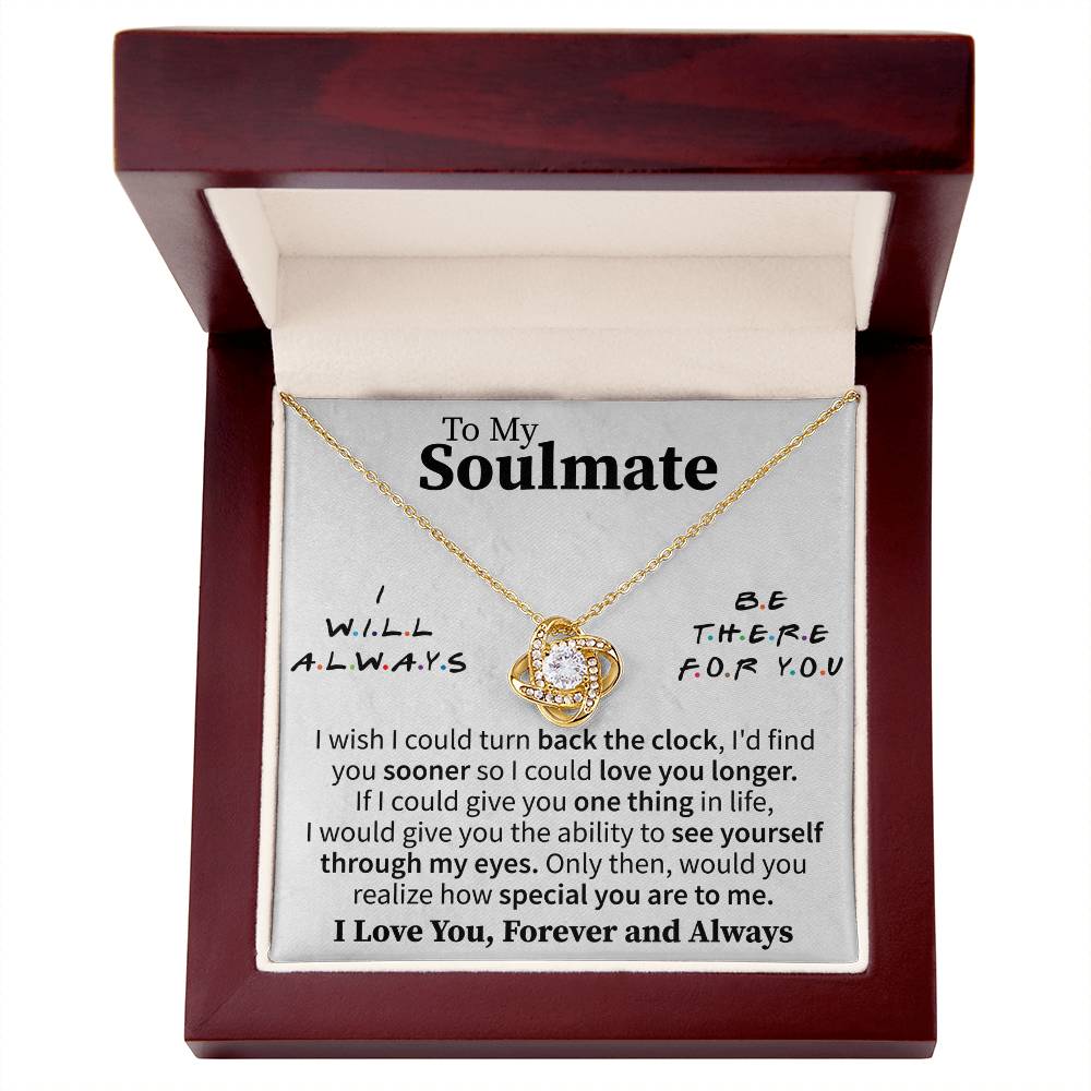 Soulmate Love Knot Necklace – Perfect Gift for Your Soulmate - Beauty Belliss