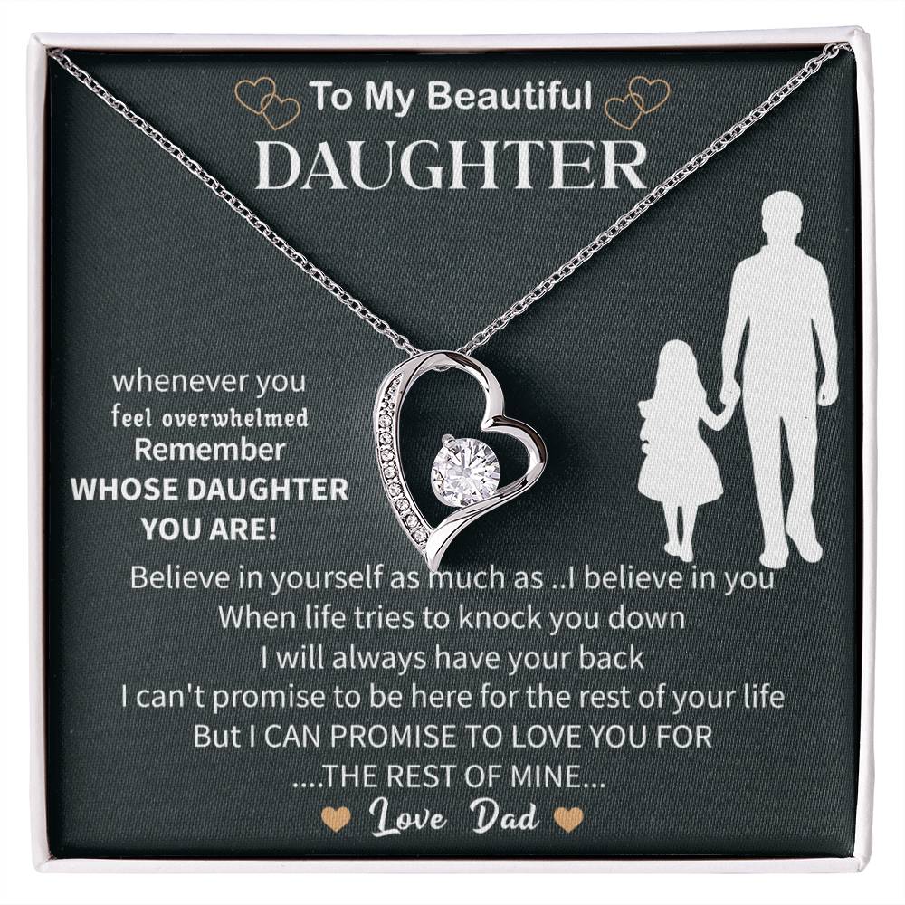 Special To My Daughter Necklace From Mom, Beautiful Birthday Gift, Mother Daughter Necklace - Beauty Belliss