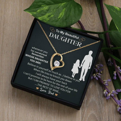 Special To My Daughter Necklace From Mom, Beautiful Birthday Gift, Mother Daughter Necklace - Beauty Belliss