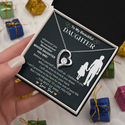 Special To My Daughter Necklace From Mom, Beautiful Birthday Gift, Mother Daughter Necklace - Beauty Belliss