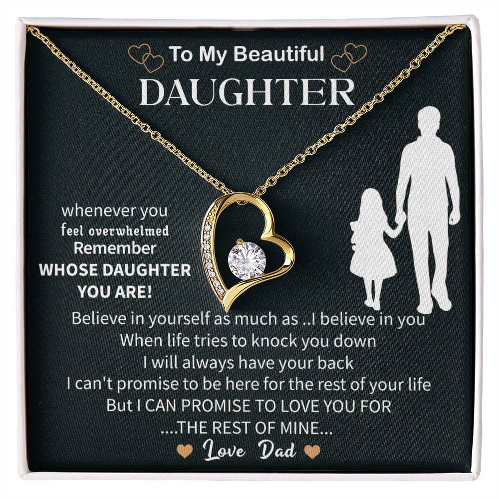 Special To My Daughter Necklace From Mom, Beautiful Birthday Gift, Mother Daughter Necklace - Beauty Belliss