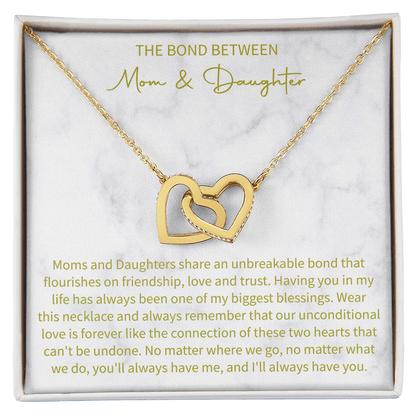 The bond between mom and daughter necklace, Daughter Necklace, Mother Daughter Keepsake, Mother And Daughter Gift, Mother To Daughter Gift, Mother Daughter Charm - Beauty Belliss