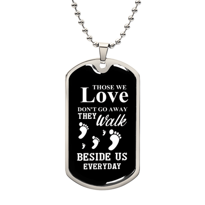 Those we love Luxury Graphic Dog Tag Necklace - Beauty Belliss