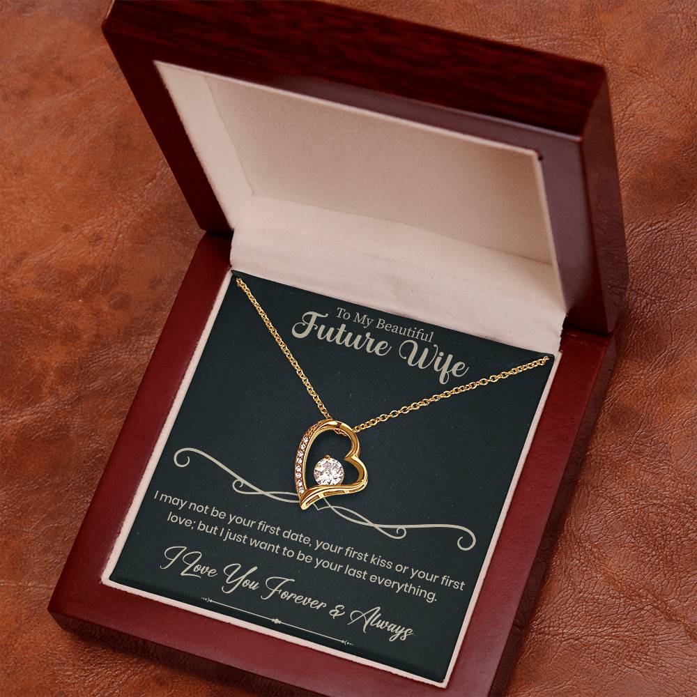 timeless necklace keepsake gifted to a future wife to celebrate lasting love