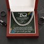 To an amazing Dad Cuban Link Chain - Fathers day gifts - Beauty Belliss