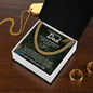 To an amazing Dad Cuban Link Chain - Fathers day gifts - Beauty Belliss