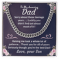To my amazing Dad Cuban Link Chain - Fathers day gifts - Beauty Belliss