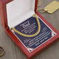 To my amazing Dad Cuban Link Chain - Fathers day gifts - Beauty Belliss