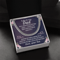 To my amazing Dad Cuban Link Chain - Fathers day gifts - Beauty Belliss