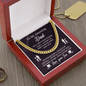 To My Amazing Dad Cuban Link Chain, To My Dad Gift, Dad Gifts from Daughter, Dad Gifts, Thank You Dad Gift, Father Necklace, Father's Day Gifts - Beauty Belliss