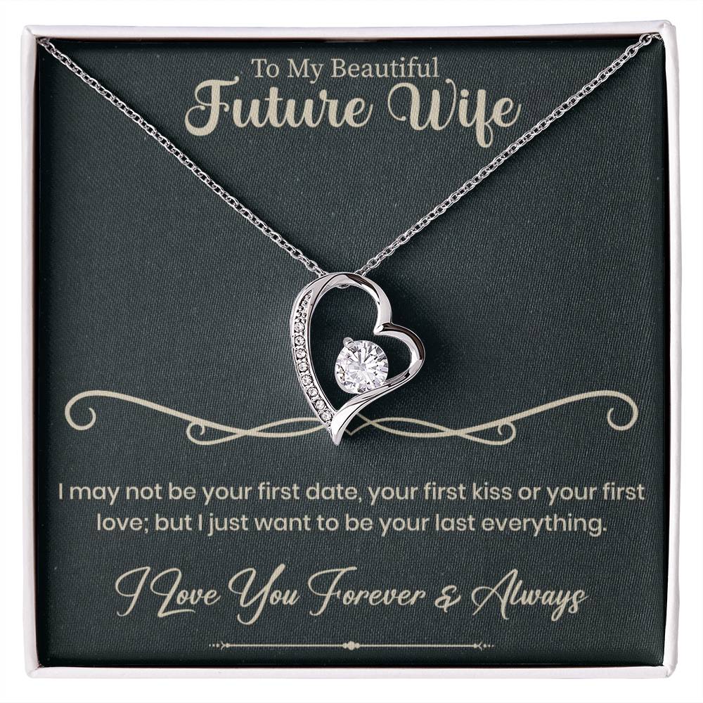 To My Beautiful Future Wife Forever Love Necklace - Beauty Belliss