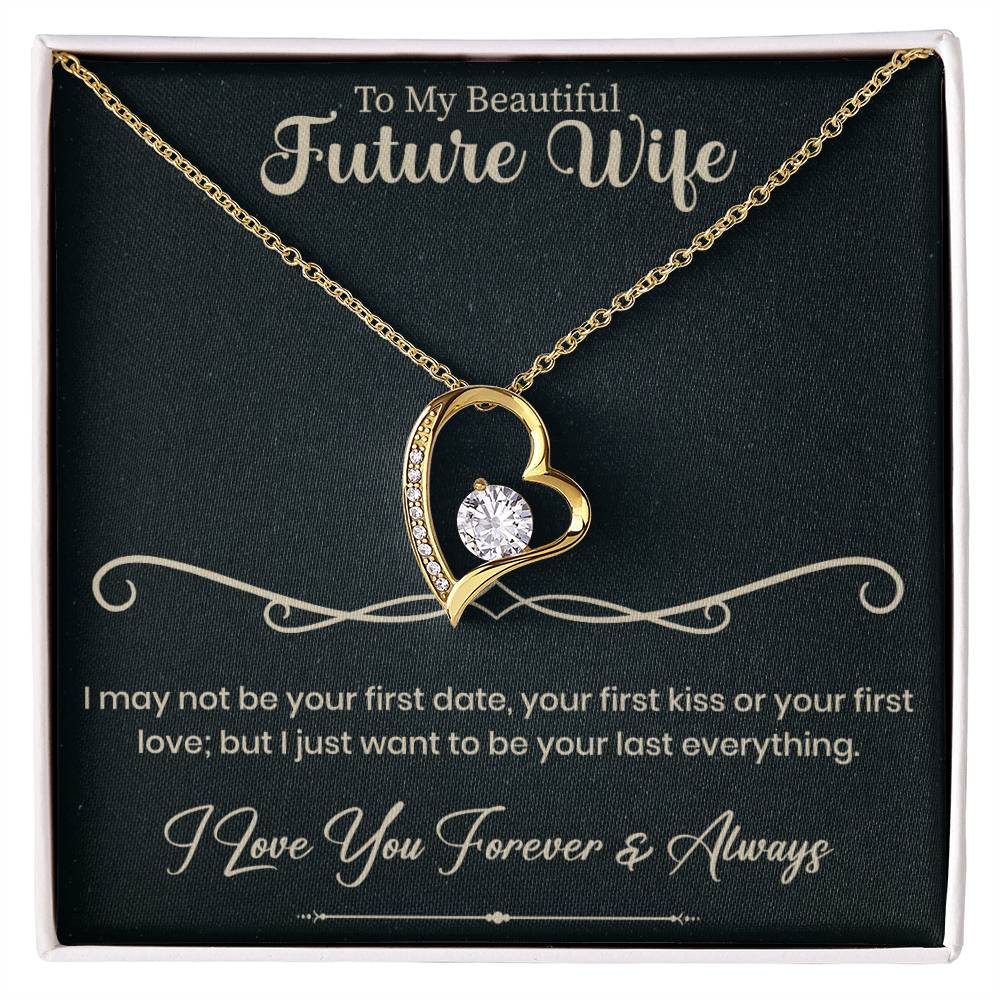 To My Beautiful Future Wife Forever Love Necklace - Beauty Belliss