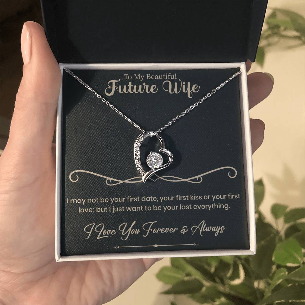 To My Beautiful Future Wife Forever Love Necklace - Beauty Belliss