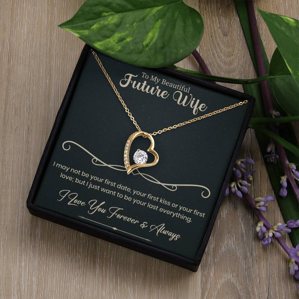 To My Beautiful Future Wife Forever Love Necklace - Beauty Belliss