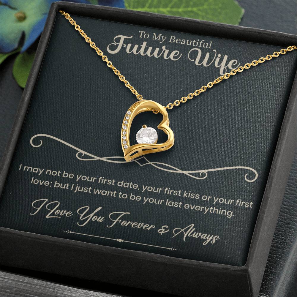 To My Beautiful Future Wife Forever Love Necklace - Beauty Belliss