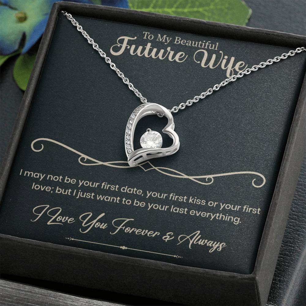 To My Beautiful Future Wife Forever Love Necklace - Beauty Belliss