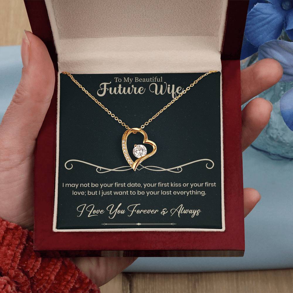 To My Beautiful Future Wife Forever Love Necklace - Beauty Belliss