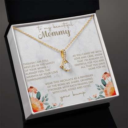 To My Beautiful Mommy Necklace, Mother's Day Jewelry, Gift From Daughter, Mother Gift, Mum Jewelry, Present For Mommy - Beauty Belliss