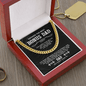 To My Bonus Dad - Cuban Chain Necklace - Beauty Belliss