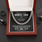 To My Bonus Dad - Cuban Chain Necklace - Beauty Belliss
