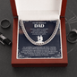 To My Bonus dad Cuban Link Chain - Beauty Belliss