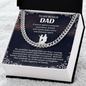 To My Bonus dad Cuban Link Chain - Beauty Belliss