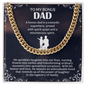 To My Bonus dad Cuban Link Chain - Beauty Belliss
