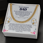 To my Bonus Dad Cuban Link Chain - Fathers day gifts - Beauty Belliss