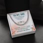To My Dad Cuban Chain Necklace Christmas Gifts For Dad, Dad Birthday Gifts from Daughter, Best Dad Ever Gifts - Beauty Belliss