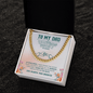 To My Dad Cuban Chain Necklace Christmas Gifts For Dad, Dad Birthday Gifts from Daughter, Best Dad Ever Gifts - Beauty Belliss