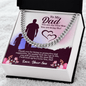 To My Dad Cuban Chain Necklace Christmas Gifts For Dad, Dad Birthday Gifts from son, Best Dad Ever Gifts - Beauty Belliss